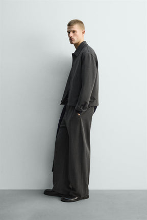 TEXTURED OVERSHIRT - Image 4