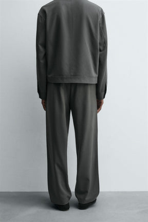 REGULAR FIT JOGGER WAIST TROUSERS - Image 3