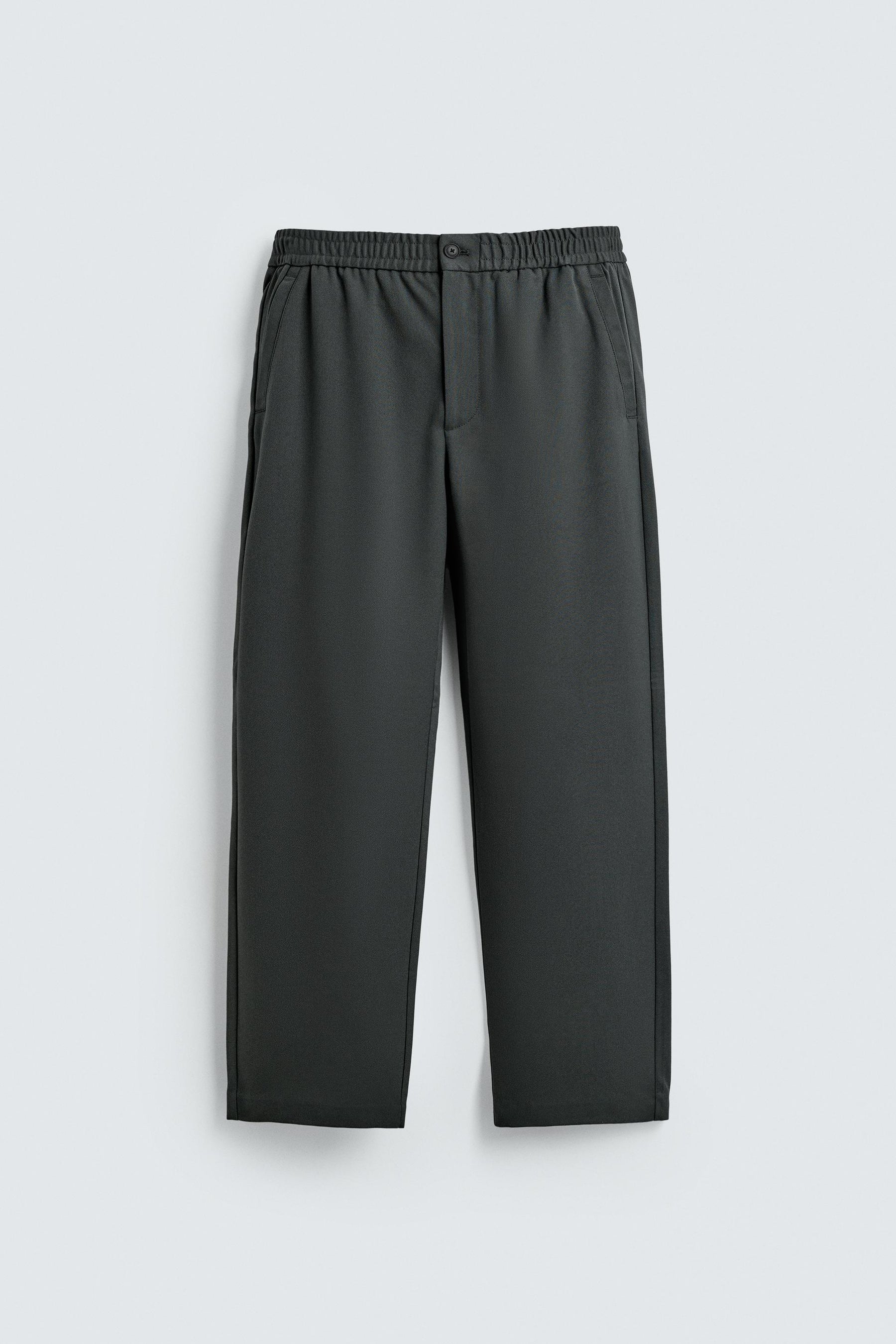 REGULAR FIT JOGGER WAIST TROUSERS - Image 6