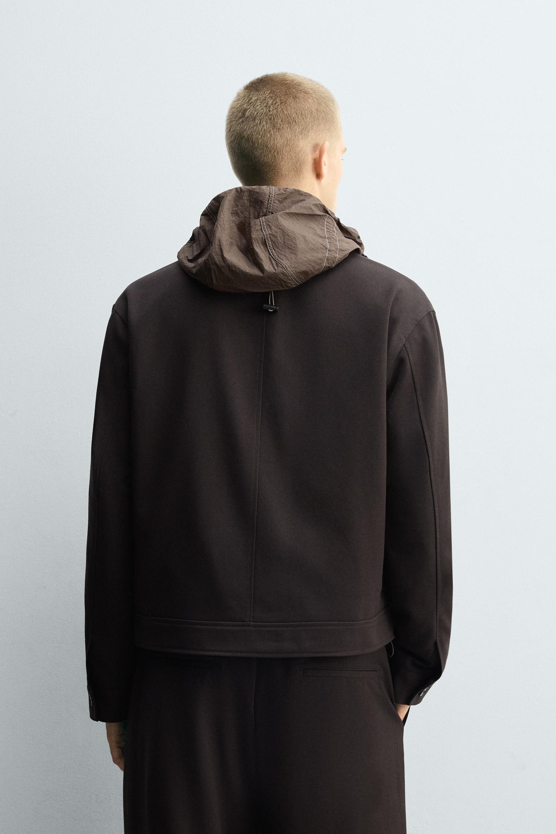 REGULAR FIT ZIP-UP OVERSHIRT - Image 3