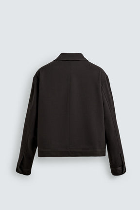 REGULAR FIT ZIP-UP OVERSHIRT - Image 6