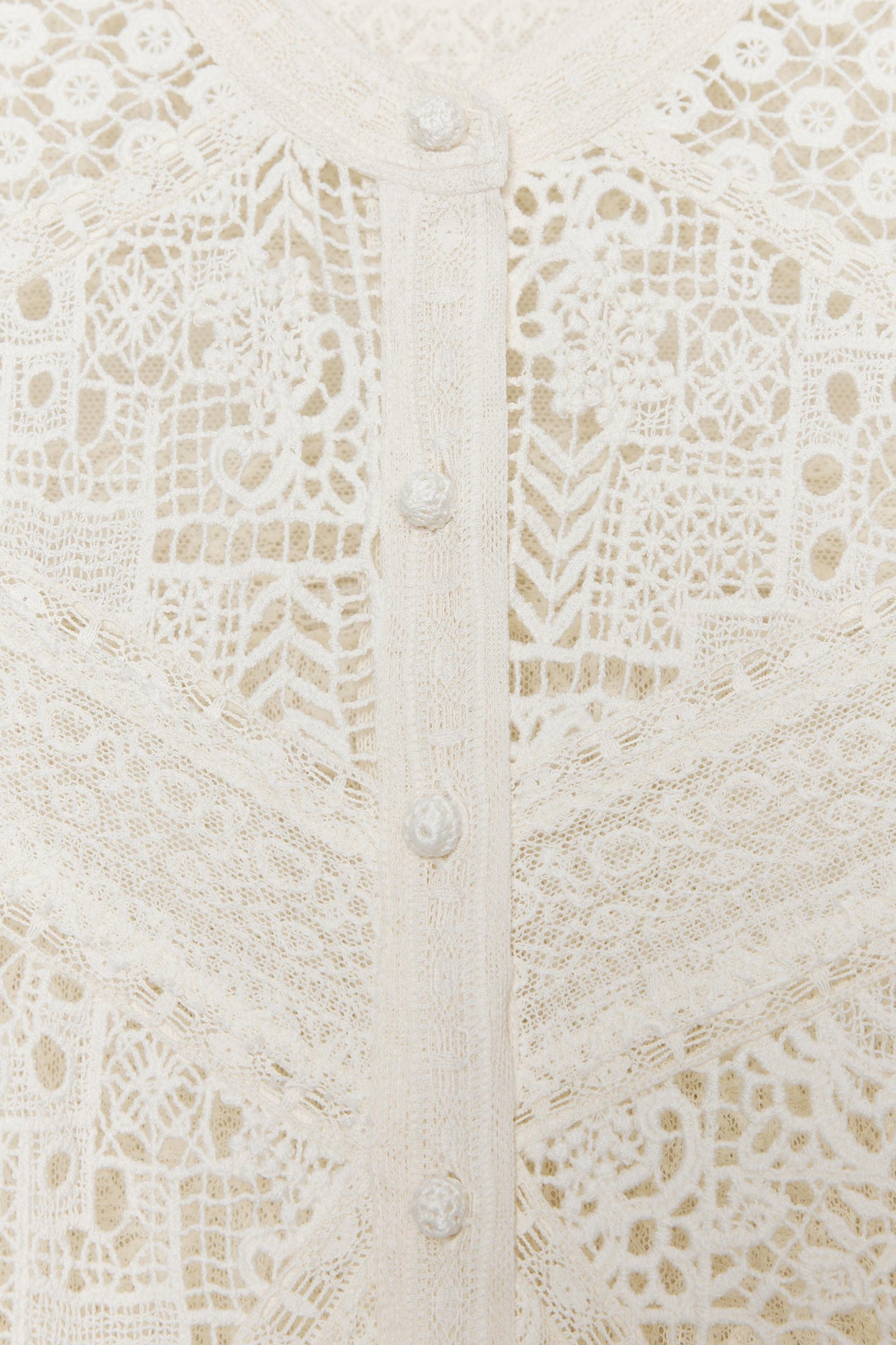 Embroidered Lace Blouse