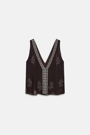Embroidered Limited Edition Top