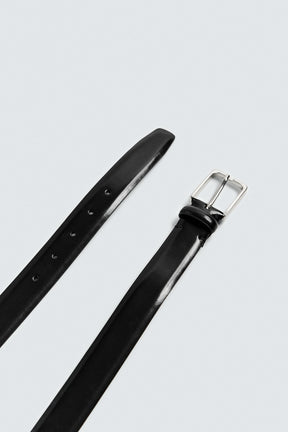 TOPSTITCHED LEATHER BELT - Image 4