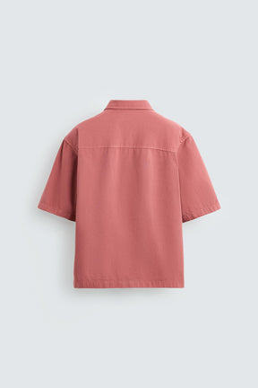 EMBROIDERED TEXTURED OVERSHIRT - Image 7