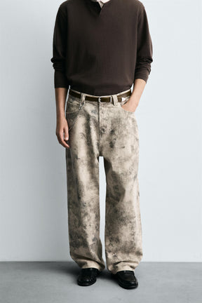ABSTRACT PRINT TROUSERS - Image 2