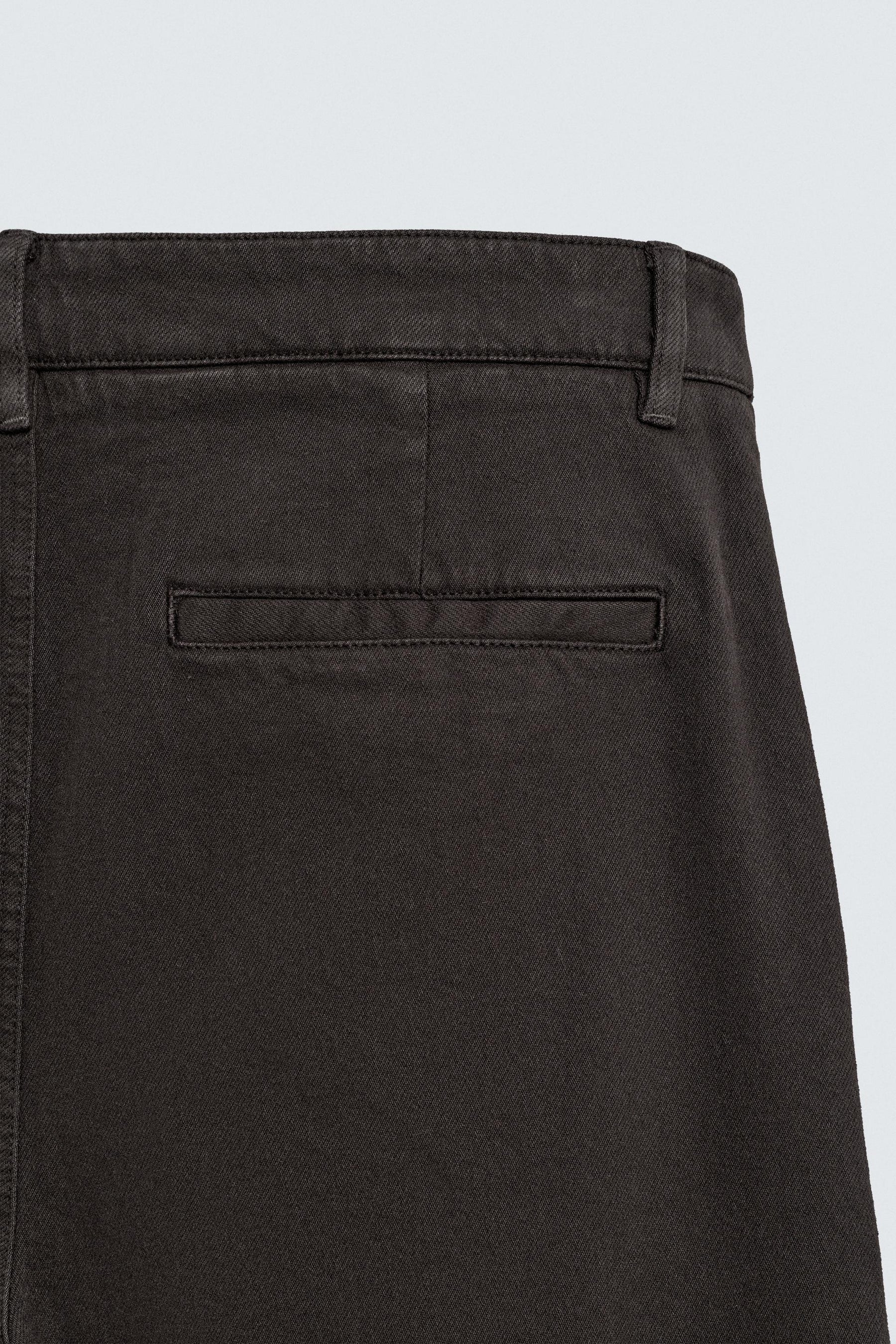 Pleated Straight Leg Trousers