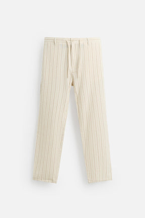 STRIPED JACQUARD TROUSERS - Image 7