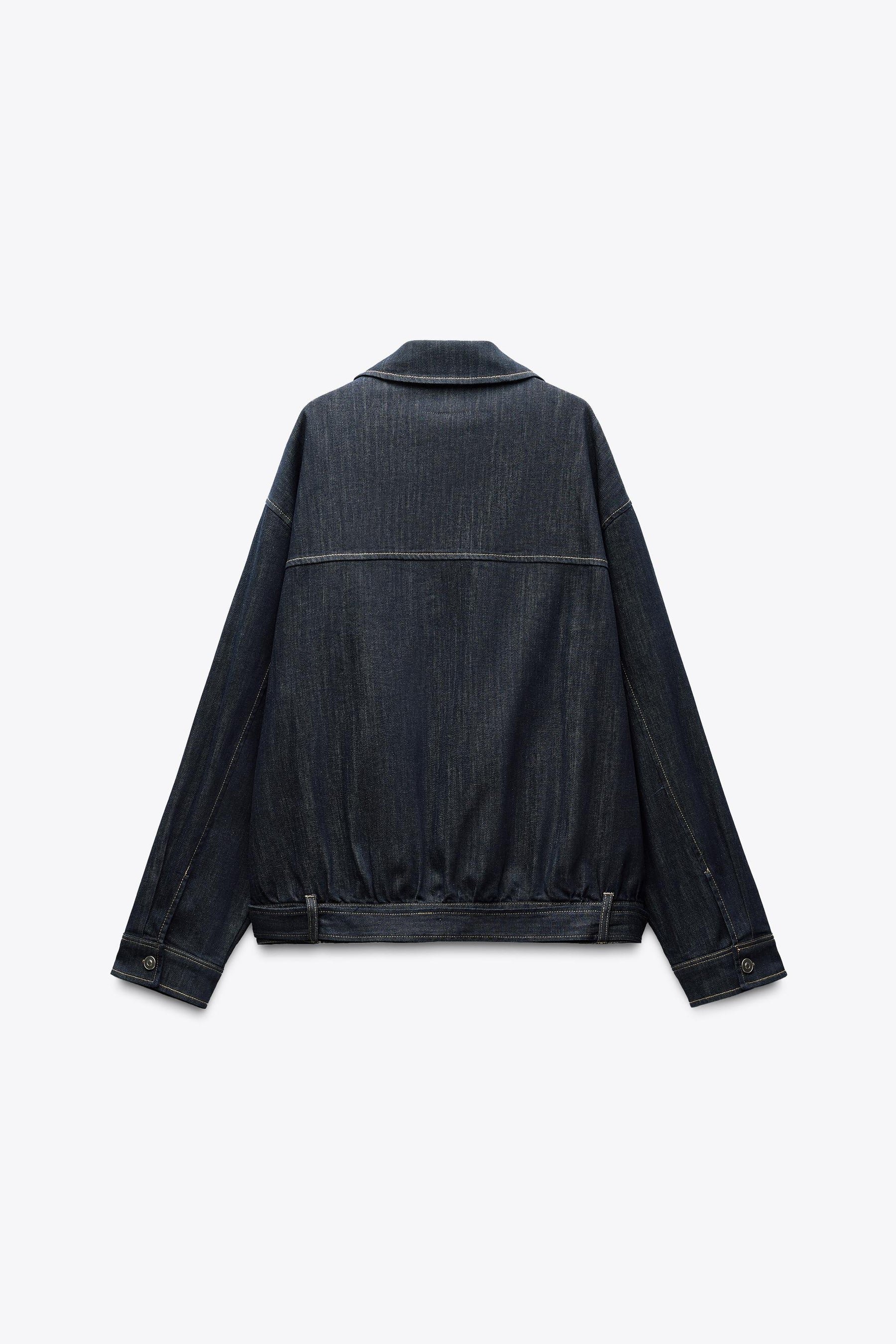 Denim Jacket with Belt