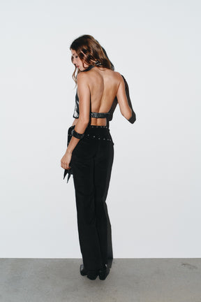 Elastic Halter Shirt