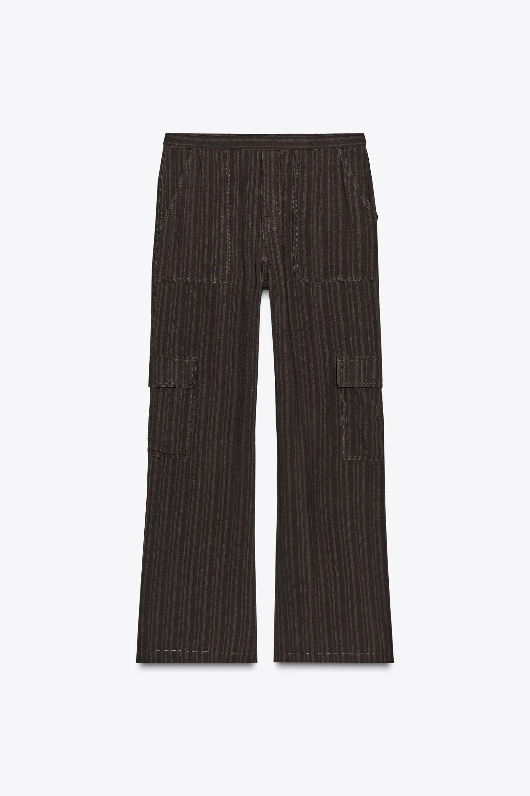 Striped Flowing Trousers
