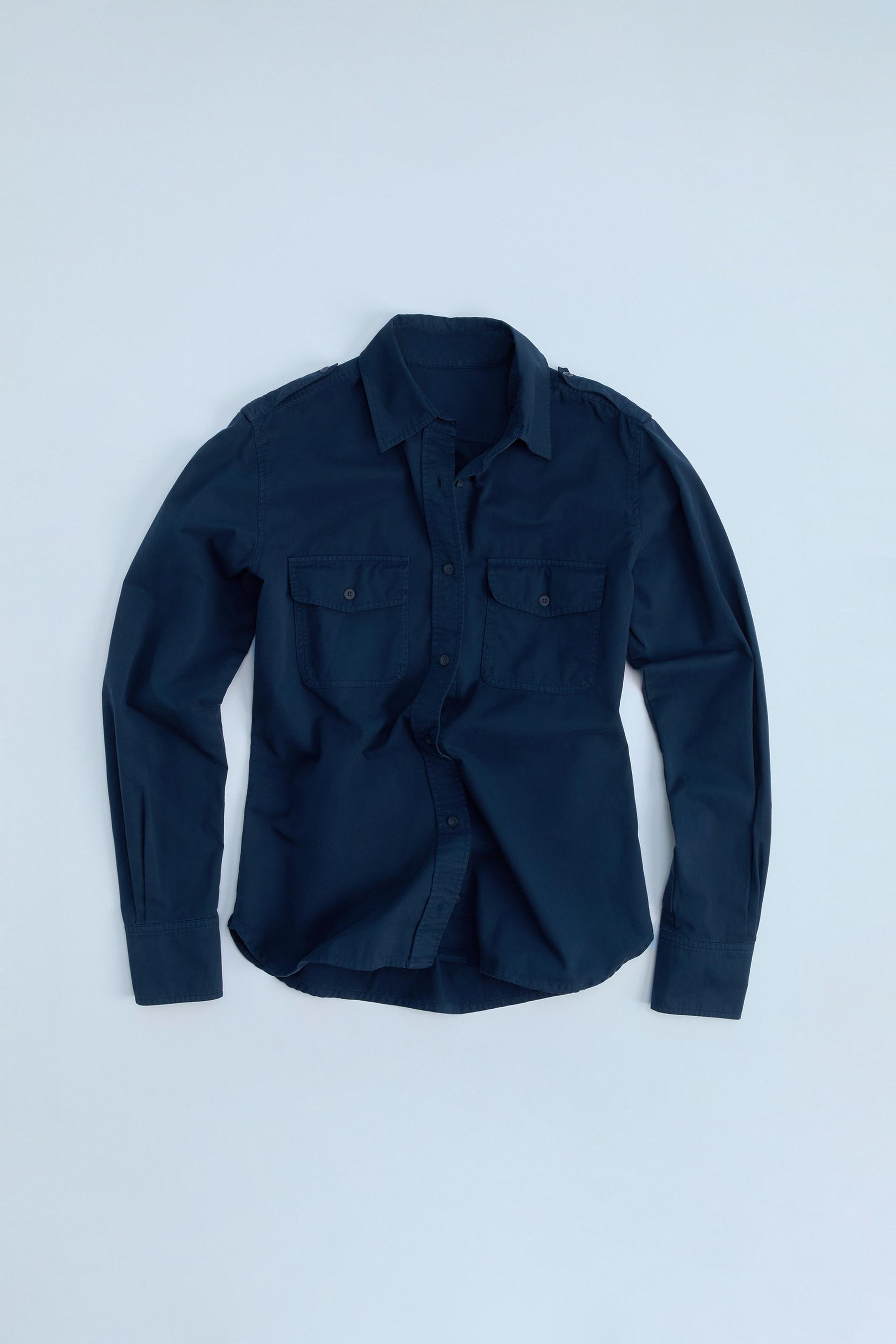 Shirt with shoulder tabs