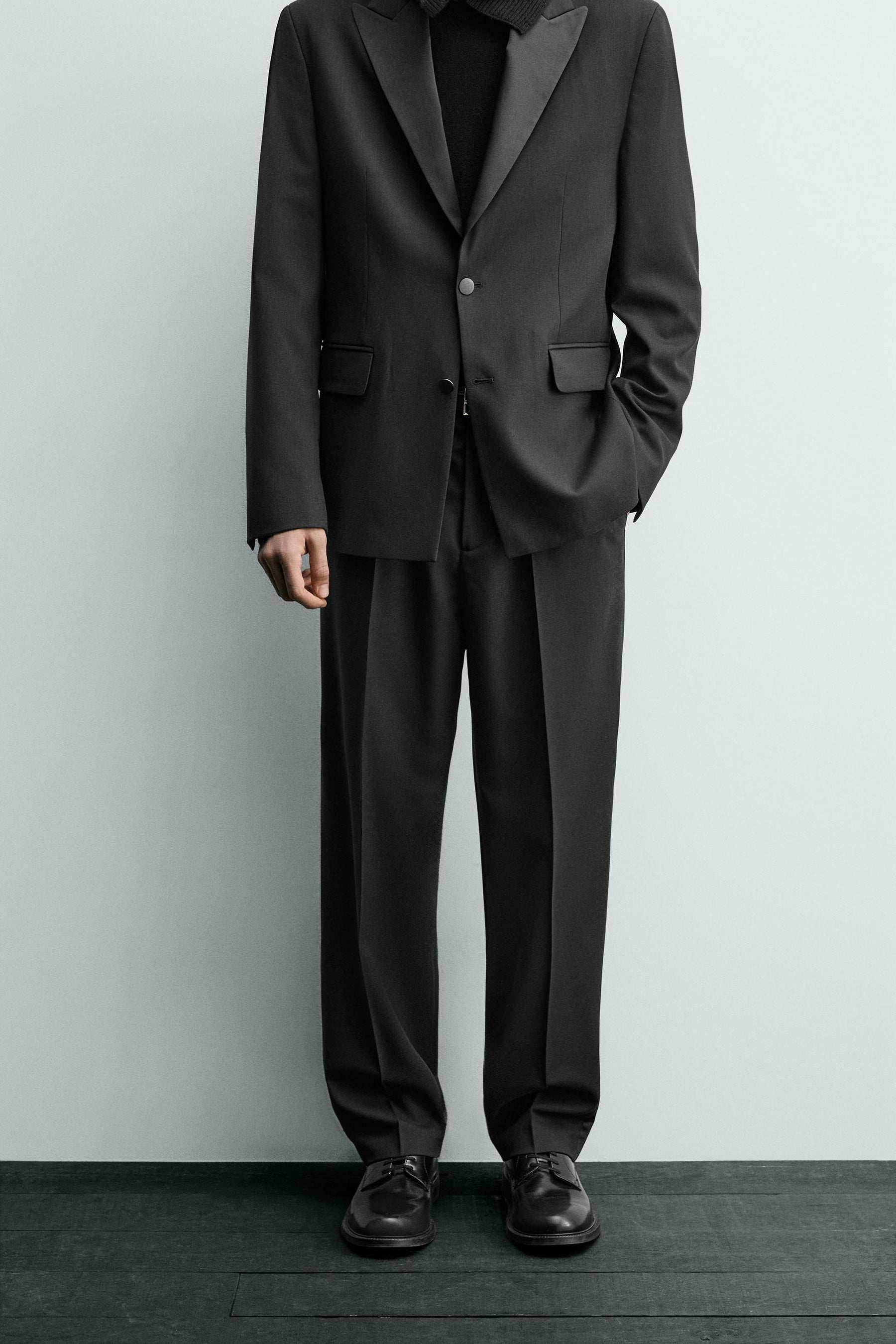 WOOL BLEND SUIT TROUSERS - Image 2