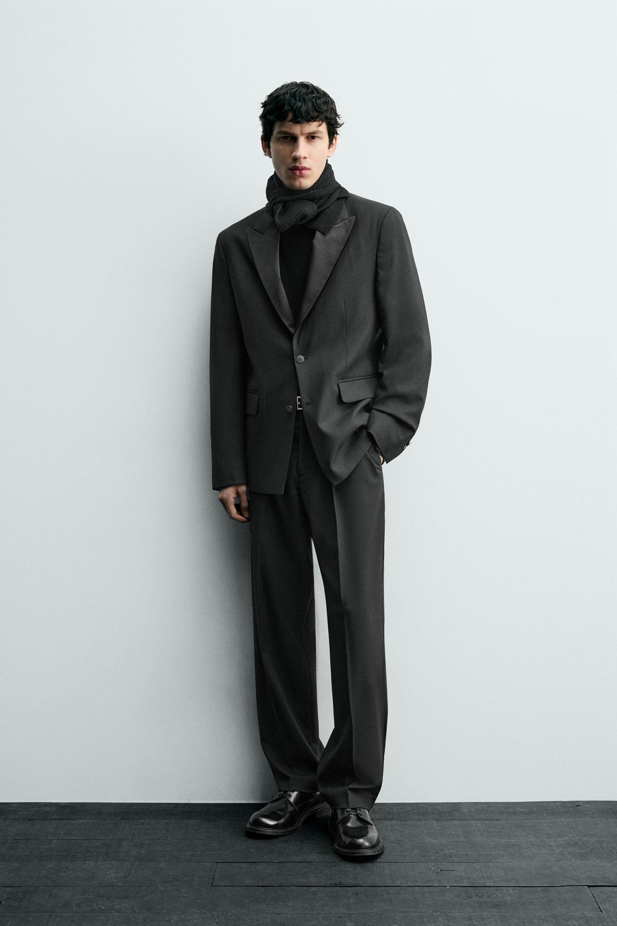 WOOL BLEND SUIT TROUSERS - Image 1