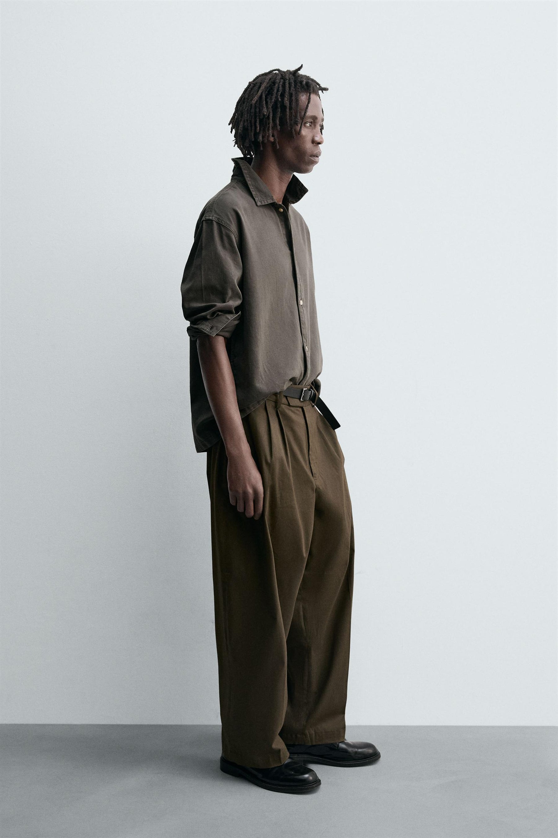 COLOURED DENIM SHIRT - Image 3