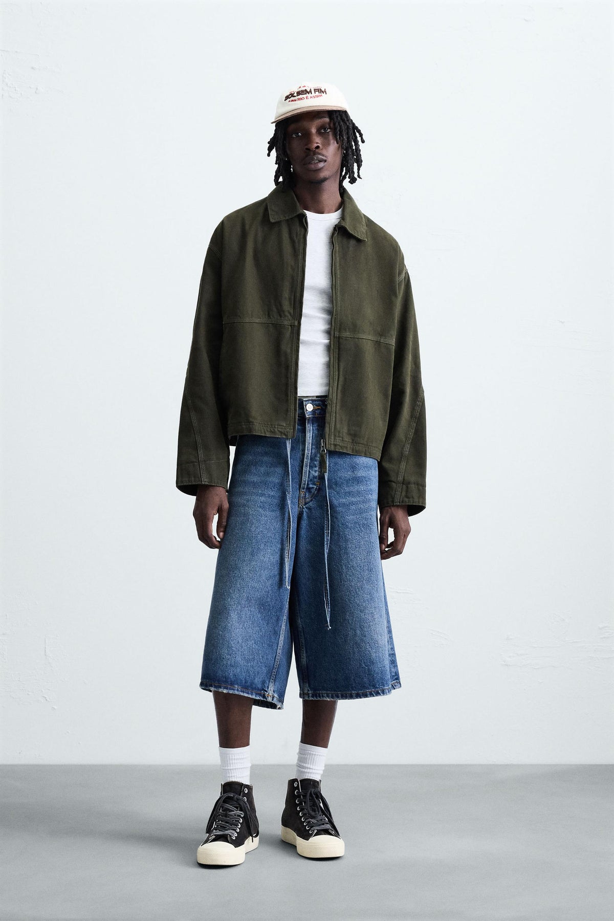 RELAXED FIT WASHED JACKET - Image 1