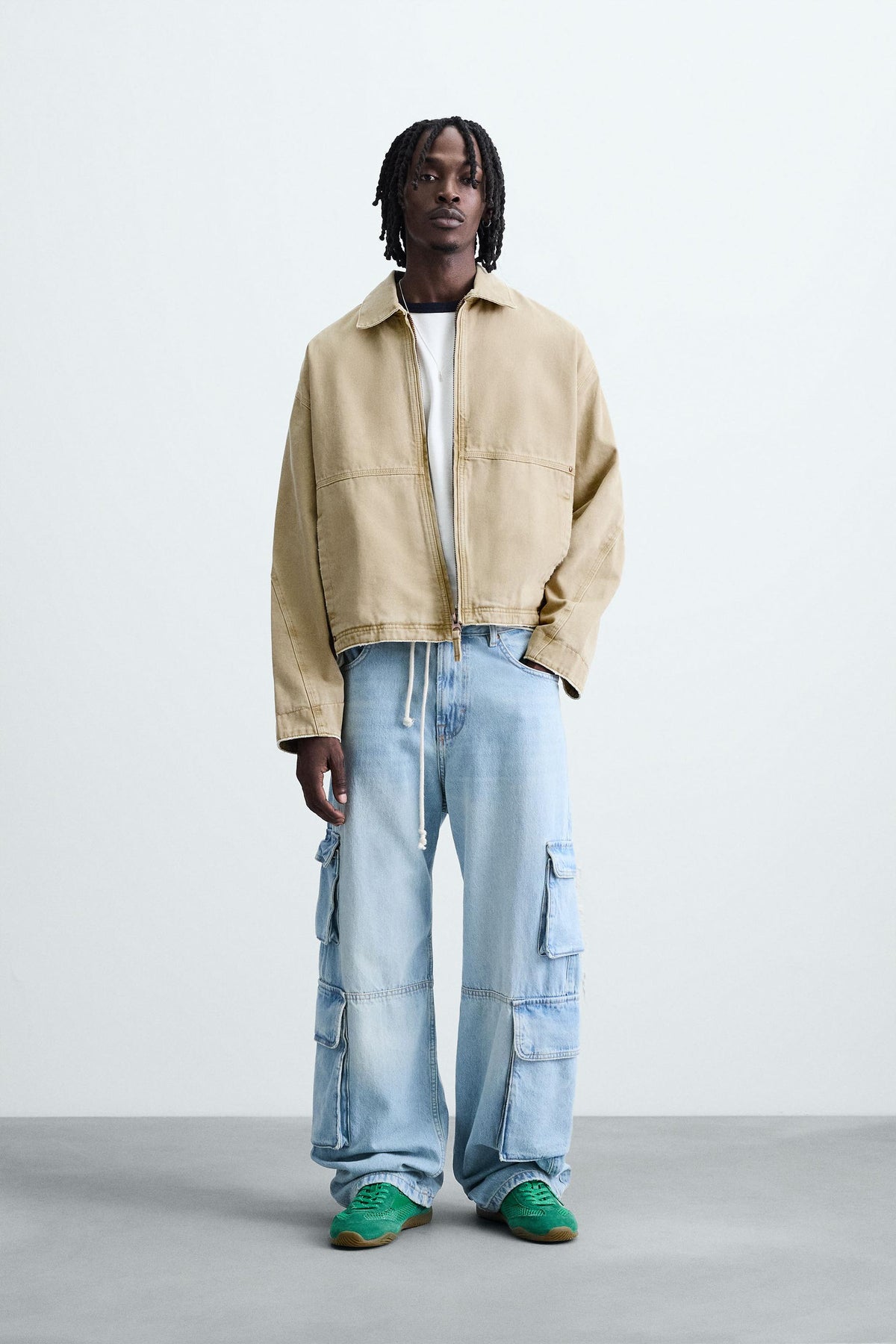 RELAXED FIT WASHED JACKET - Image 1