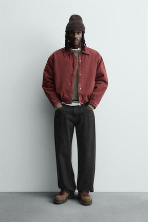 QUILTED DENIM JACKET - Image 1