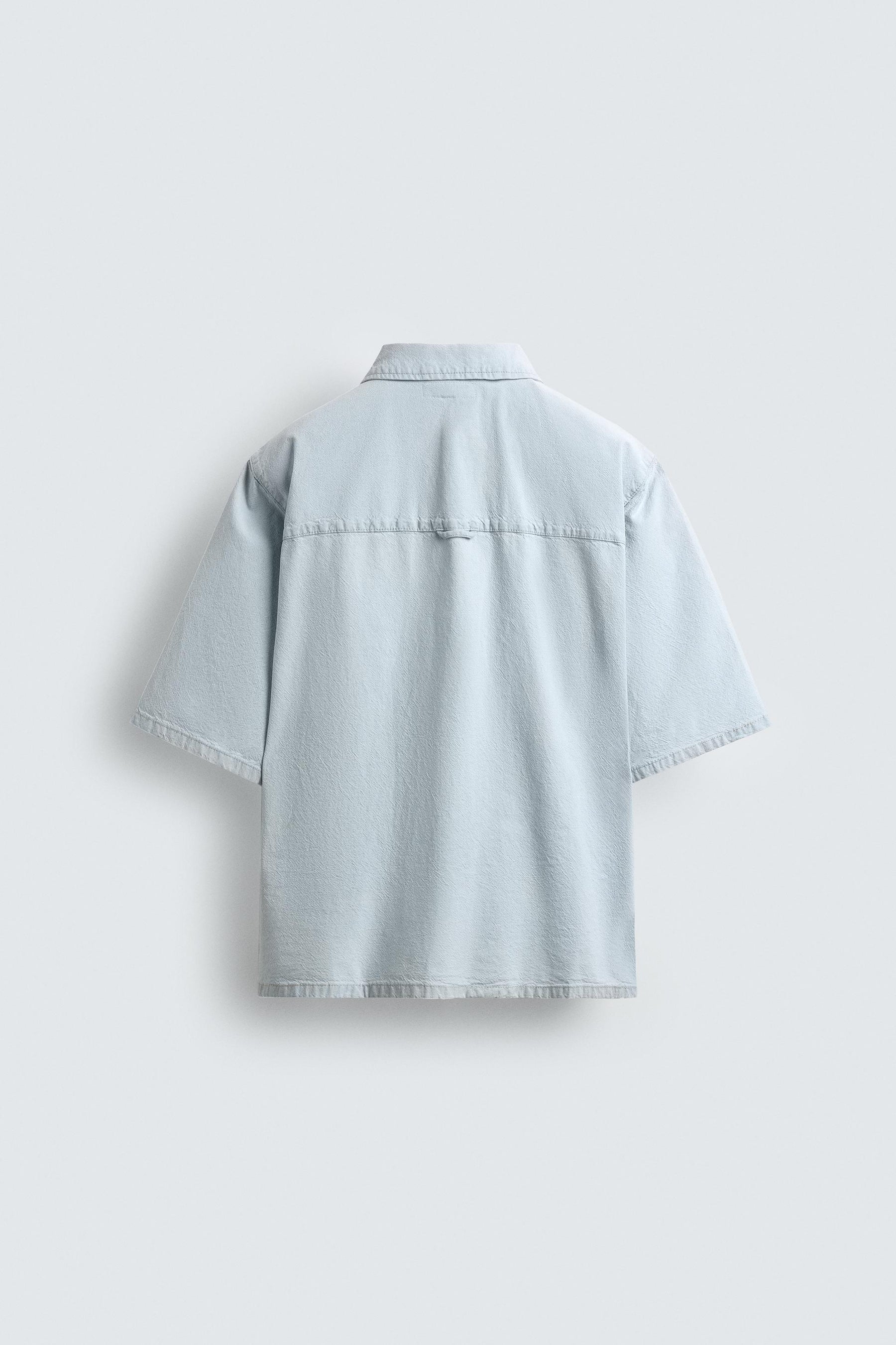 EMBROIDERED DENIM SHIRT - Image 8