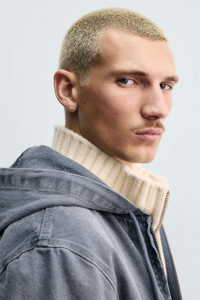 WASHED HOODED JACKET - Image 6