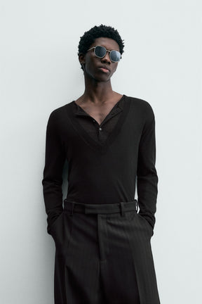 LIMITED EDITION WOOL V-NECK JUMPER - Image 5