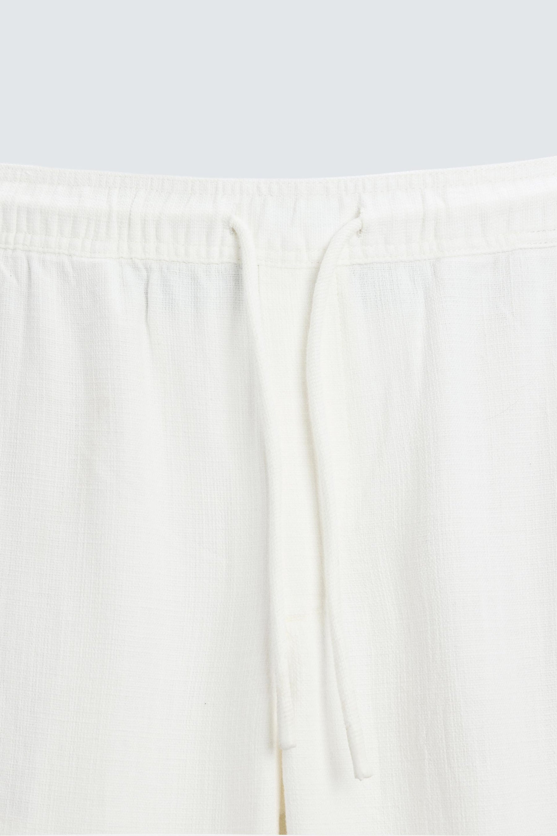 RELAXED FIT TEXTURED TROUSERS - Image 8