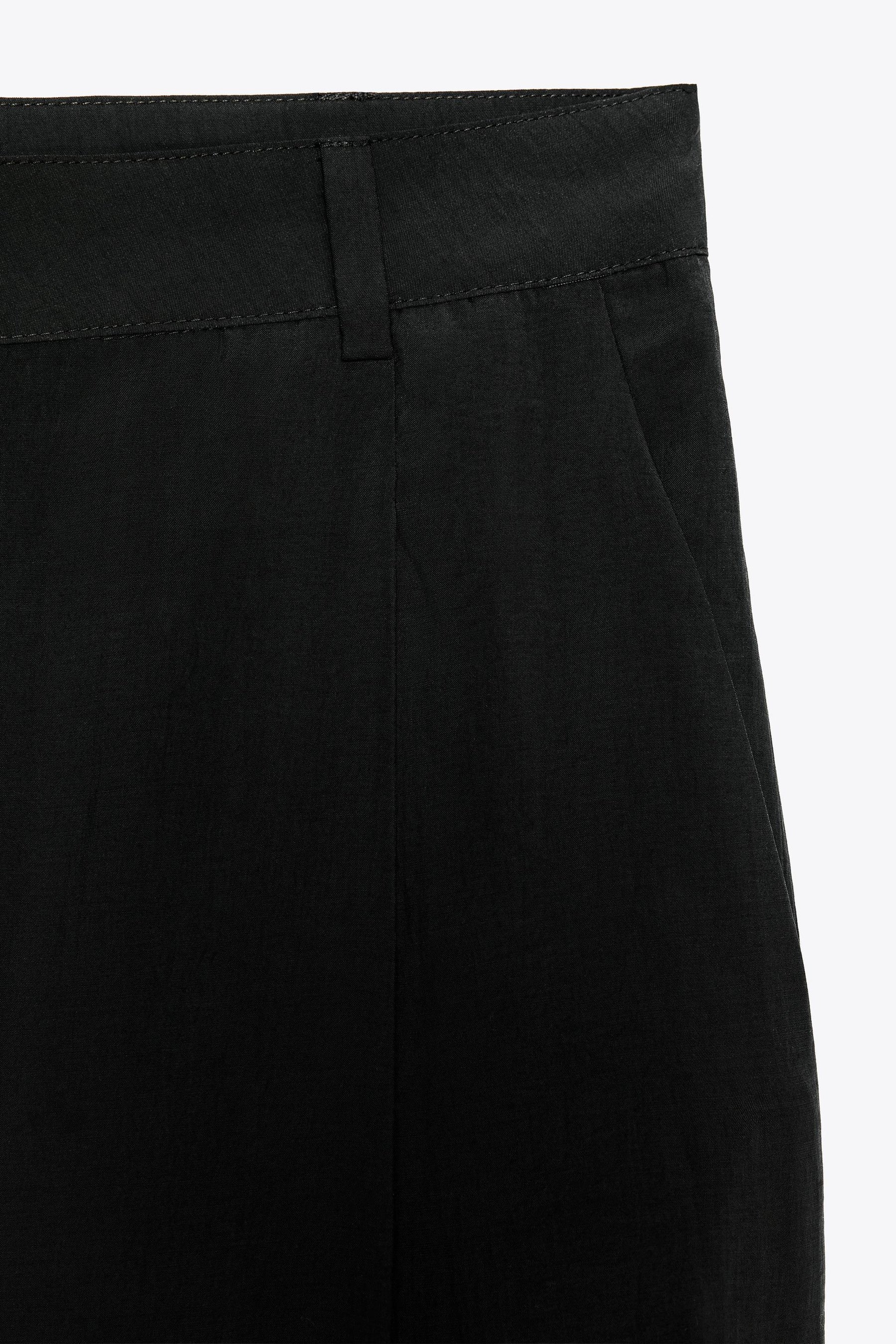 Cropped Darted Trousers