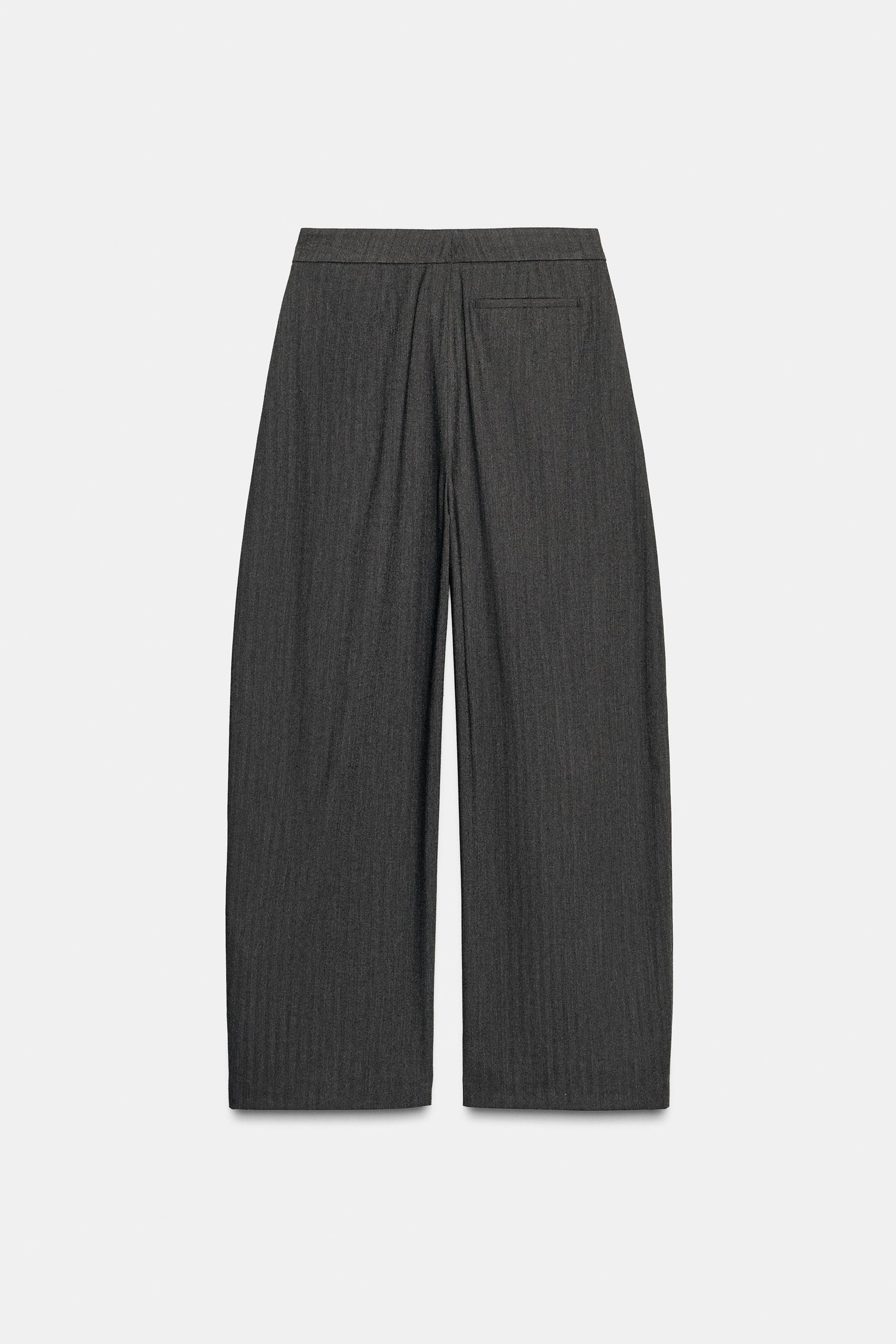 Textured Balloon Trousers
