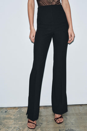 Flare Trousers With Vents