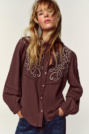 EMBROIDERED BLOUSE