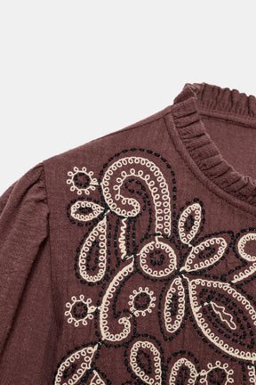 EMBROIDERED BLOUSE