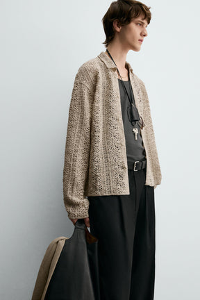 CROCHET TEXTURED OVERSHIRT - Image 7