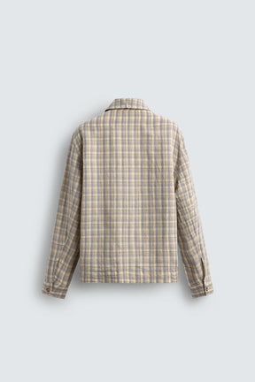 TEXTURED CHECK SHIRT - Image 7
