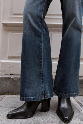 Low-Rise Bootcut Jeans