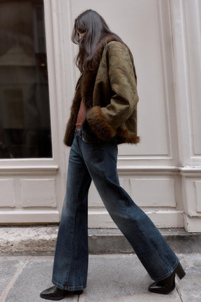 Low-Rise Bootcut Jeans