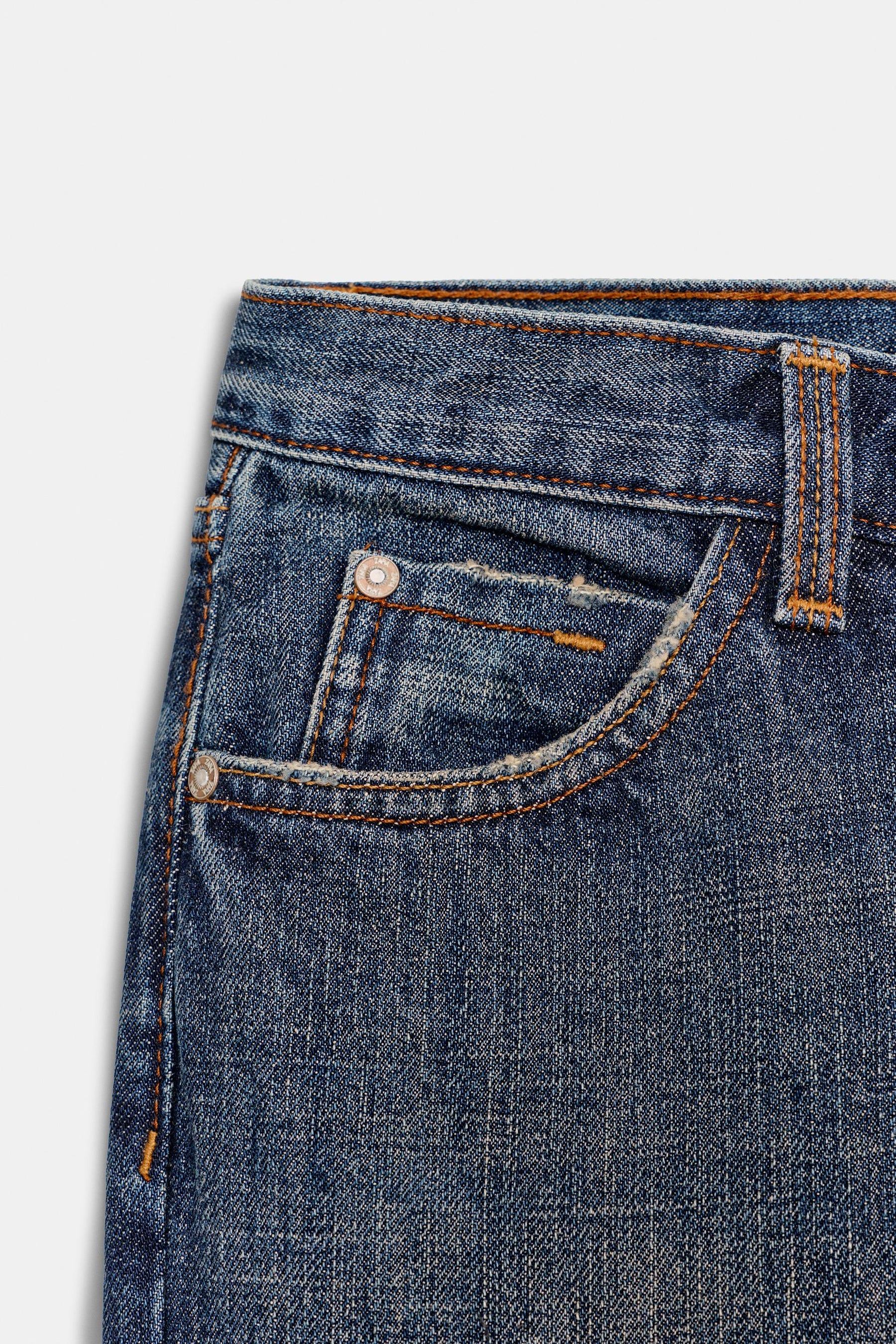 Low-Rise Bootcut Jeans