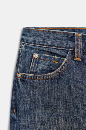 Low-Rise Bootcut Jeans