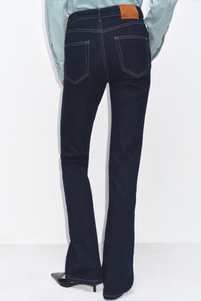 High-waist Bootcut Jeans