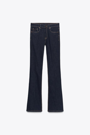 High-waist Bootcut Jeans