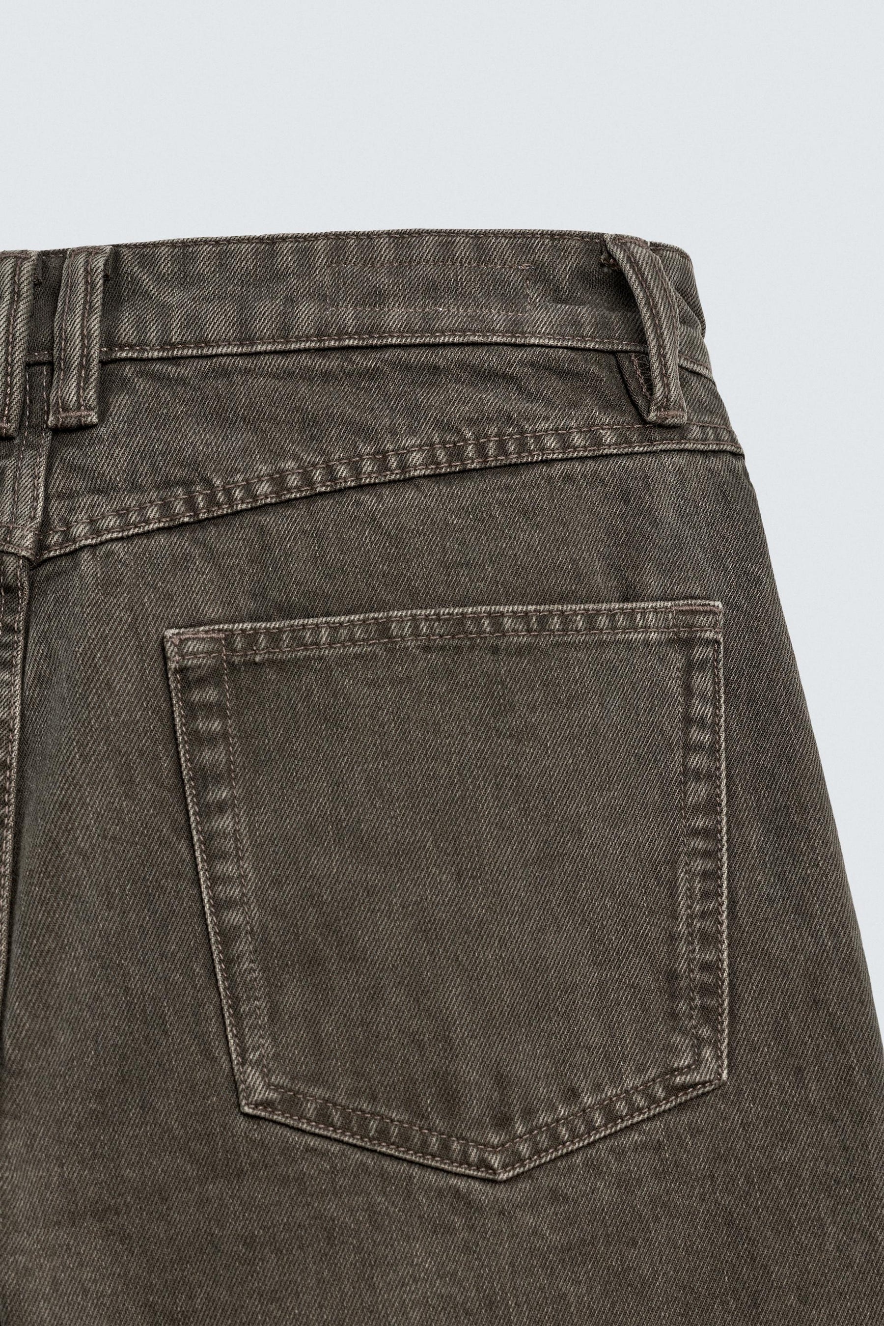 STRAIGHT FIT PLEATED JEANS - Image 9