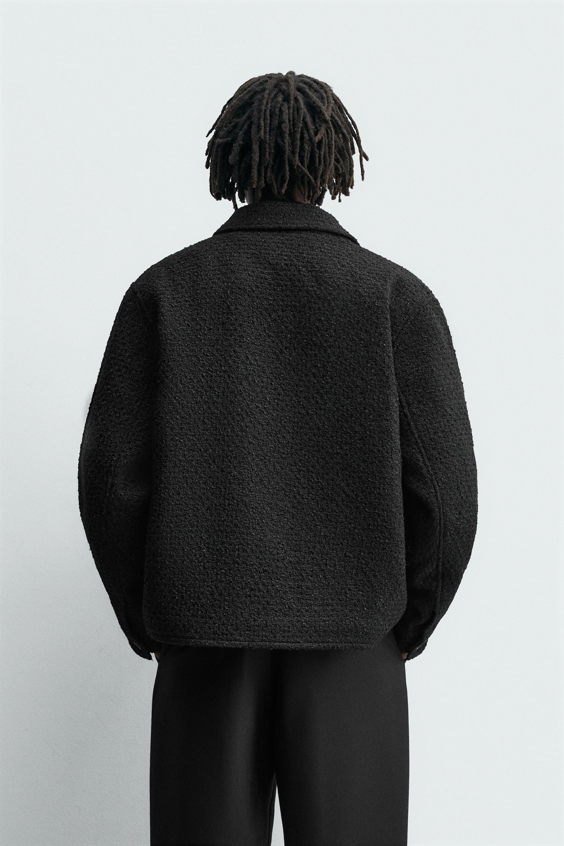 TEXTURED OVERSHIRT WITH POCKETS - Image 3