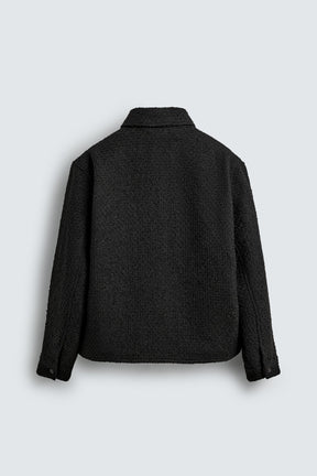 TEXTURED OVERSHIRT WITH POCKETS - Image 7