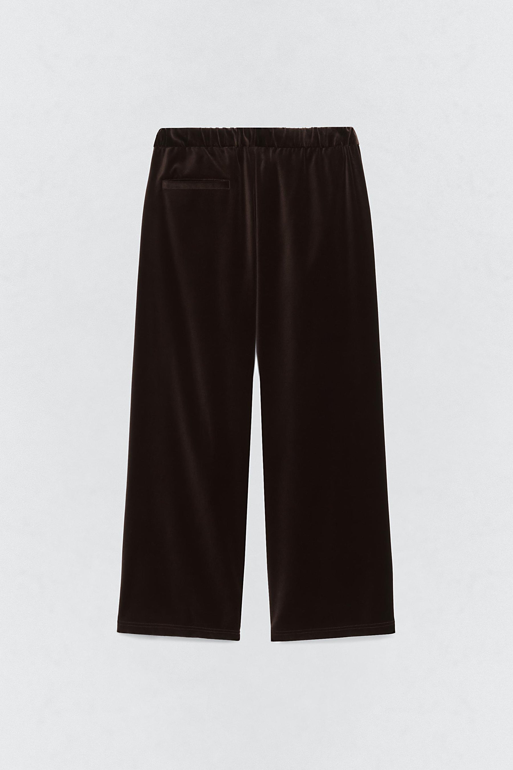 RELAXED FIT VELVET TROUSERS SOSHIOTSUKI X - Image 5