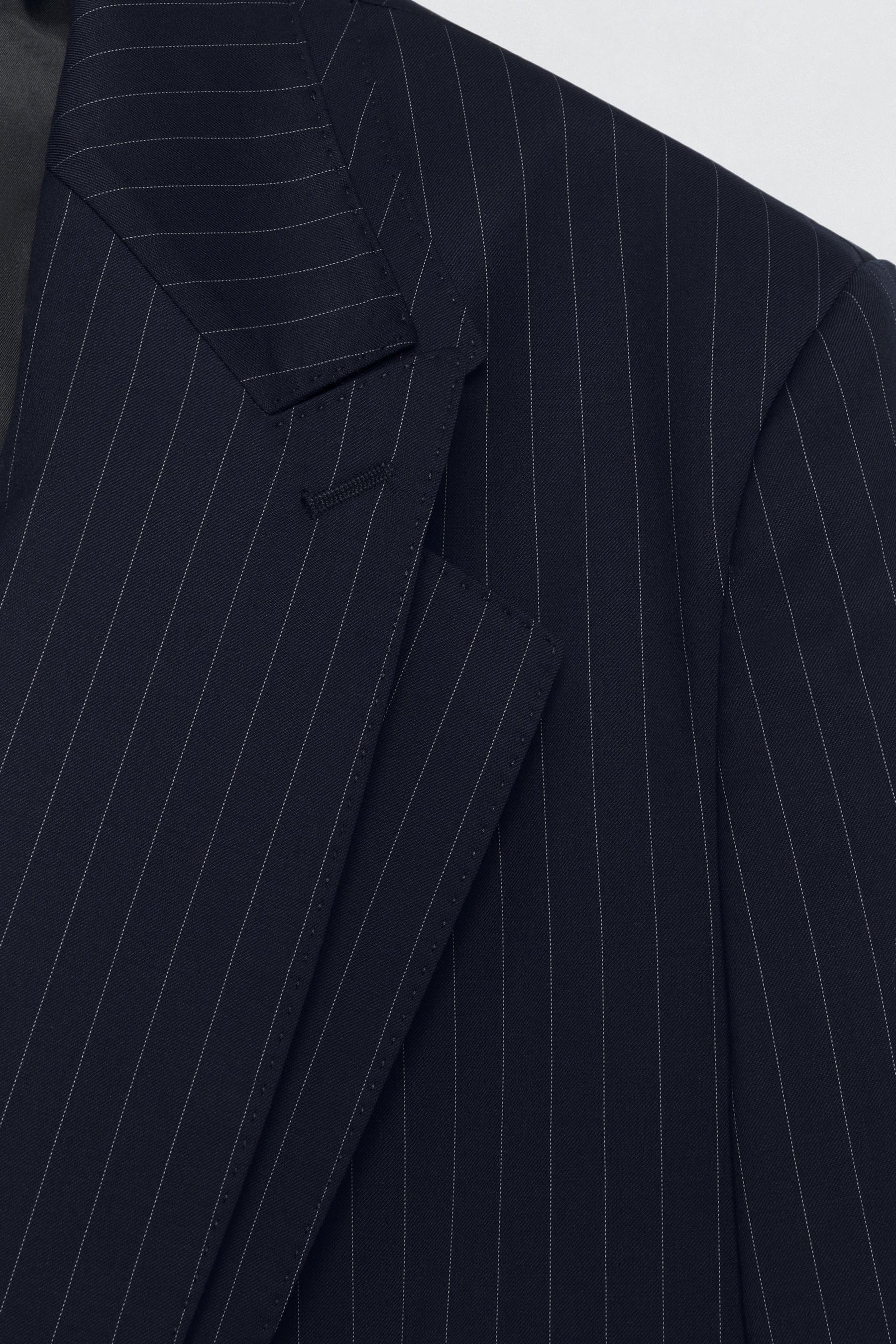 Pinstripe Suit Blazer