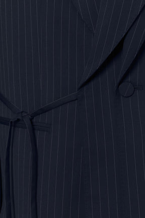 Pinstripe Suit Blazer