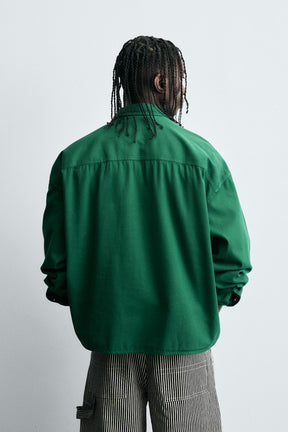 CONTRAST EMBROIDERY SHIRT - Image 3