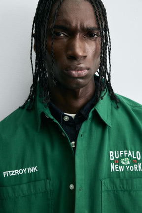 CONTRAST EMBROIDERY SHIRT - Image 6