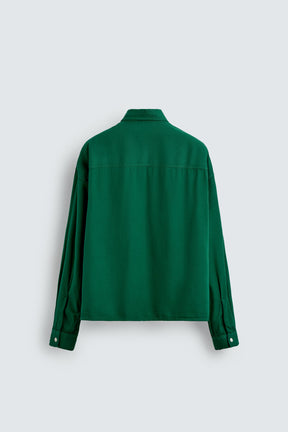 CONTRAST EMBROIDERY SHIRT - Image 7