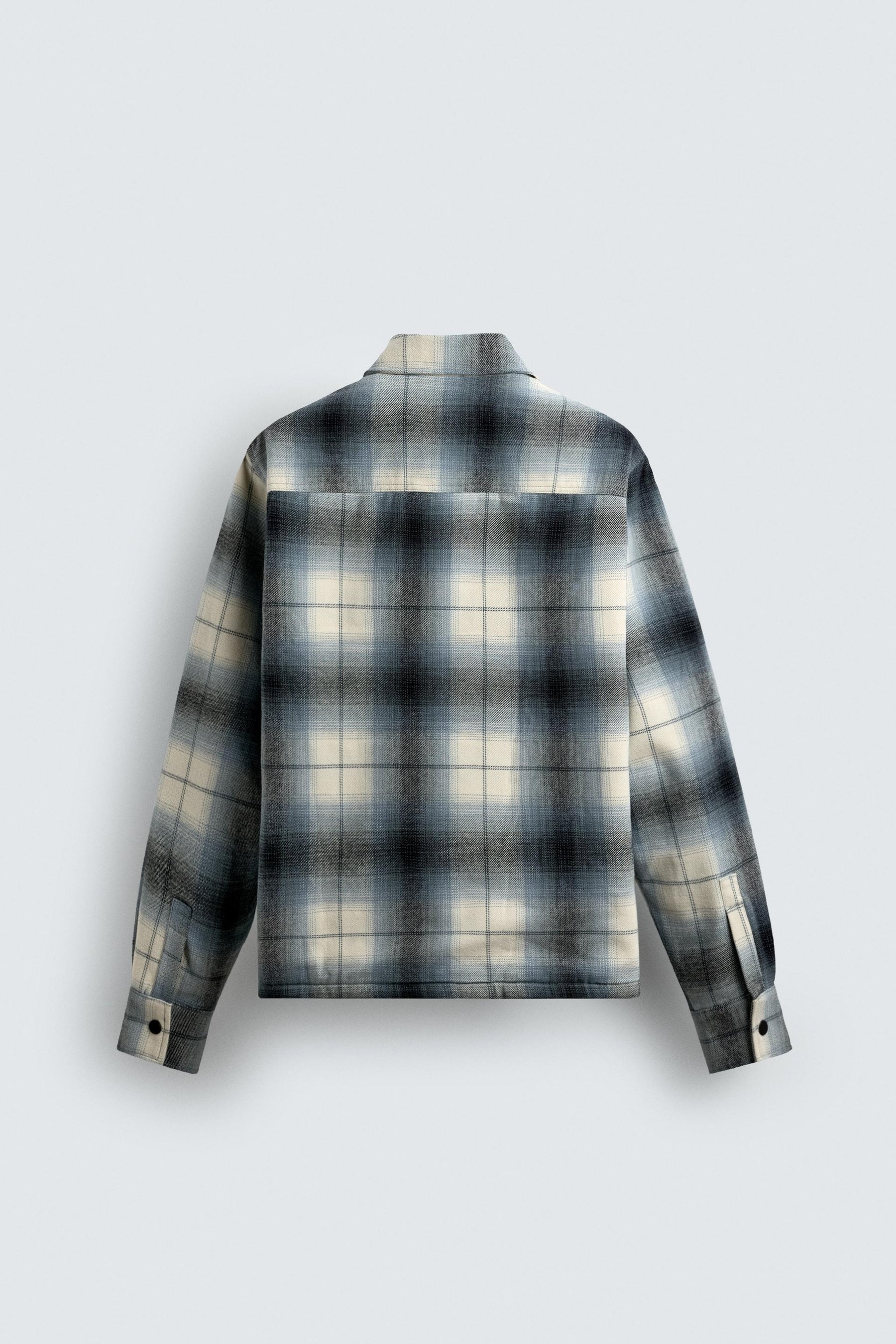CONTRAST CHECK OVERSHIRT - Image 7