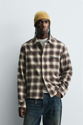 EMBROIDERED CHECK SHIRT - Image 2